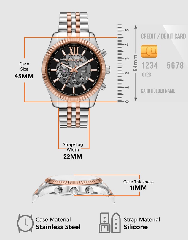 Michael Kors - Lexington Two Tone Analogue Watch