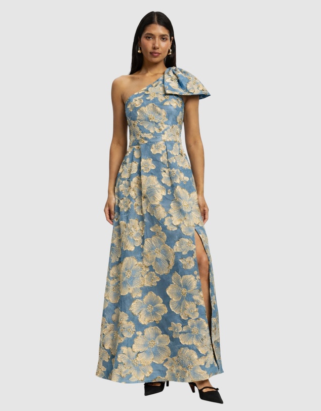 Romance by Honey and Beau - Vaelrie Bow Maxi Dress