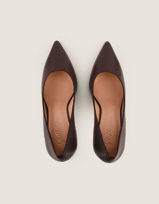 Shelly Shen - Tate High Heel Pumps Brown Leather