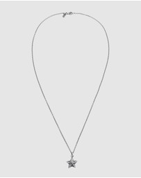 Kuzzoi - ICONIC EXCLUSIVE - Necklace Men's Star Pendant Vintage 925 Sterling Silver