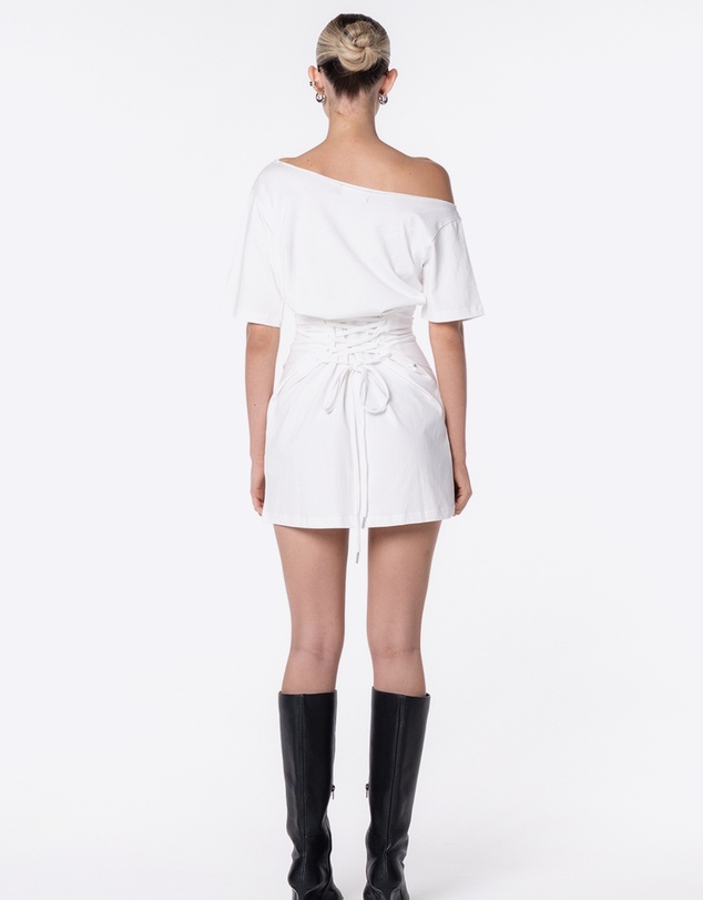 JGR & STN - Cinched Tee Mini Dress