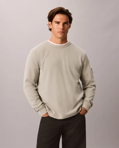 Calvin Klein Jeans - Long Sleeve Waffle T-Shirt