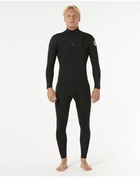 Rip Curl - Mens Dawn Patrol 4/3 Chest Zip Steamer Wetsuit