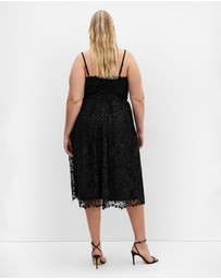 City Chic - Scarlet Lace Dress