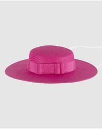 Max Alexander - Fuchsia Boater Hat