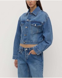 Assembly Label - Cropped Denim Jacket