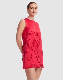 LEO LIN - Yvonne Applique Mini Dress