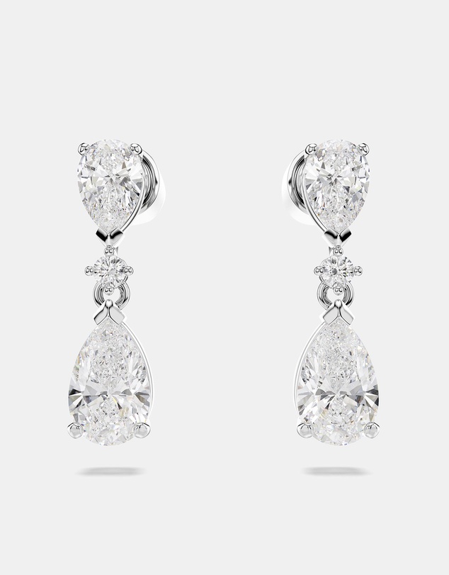 Swarovski - Mesmera set, Mixed cuts, White, Rhodium plated