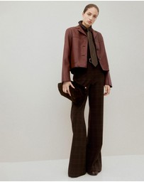 M.N.G - Faux-Leather Jacket With Pockets