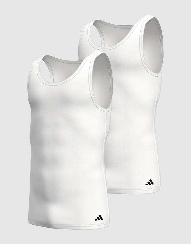 adidas Sportswear - 2 Pack Active Flex Cotton Tank Top