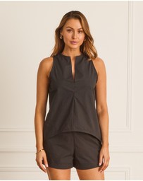 Heaven Australia - Ink Tunic Top