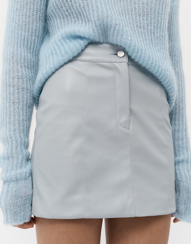 FRIEND of AUDREY - Musier Leather Mini Skirt