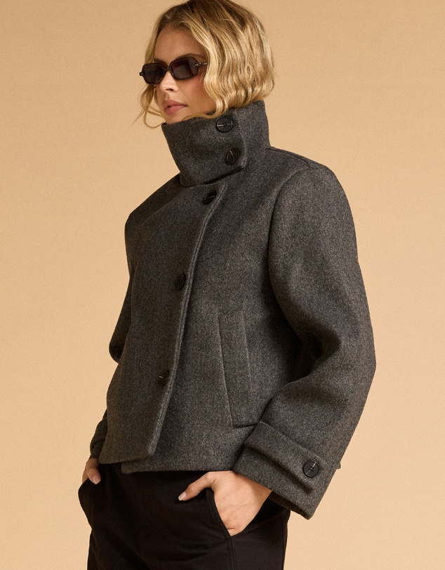 MVN - Short Funnel Neck Jacket