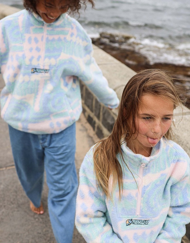 Skwosh - Chilladelphia Kids Polar Fleece Half Zip