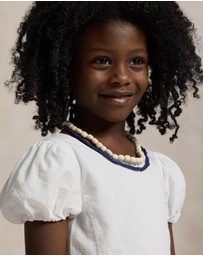 Polo Ralph Lauren - Cotton Seersucker Dress - ICONIC EXCLUSIVE (2YRS-6.5YRS)