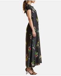 Cynthia Rowley - Printed Lurex Midi Dress