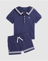 Polo Ralph Lauren - Short Strap Tape Athletic Shorts - ICONIC EXCLUSIVE - Babies-Kids