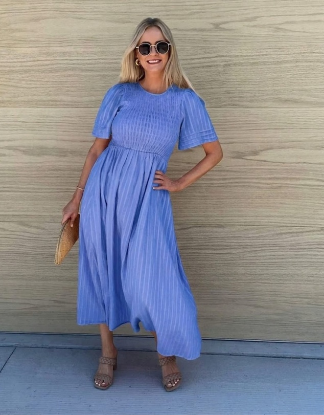 Esther & Co - Iolana Dress - Cornflower