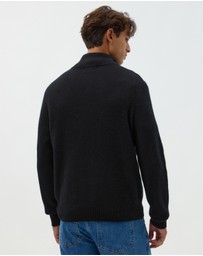AERE - Merino Wool Quarter Zip Sweater