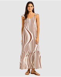 Seafolly - Coastline Tie Back Maxi Dress