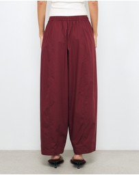 AERE - Organic Cotton Barrel Leg Pants