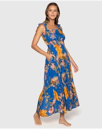 Nip Tuck Swim - Blue Mango Tango Casuarina Dress