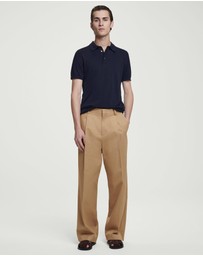 COS - Knitted Silk Polo Shirt