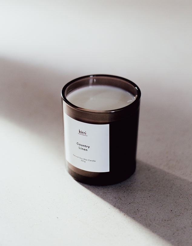 Kirri by Scent Australia Home - Country Linen Candle (220g) Duo