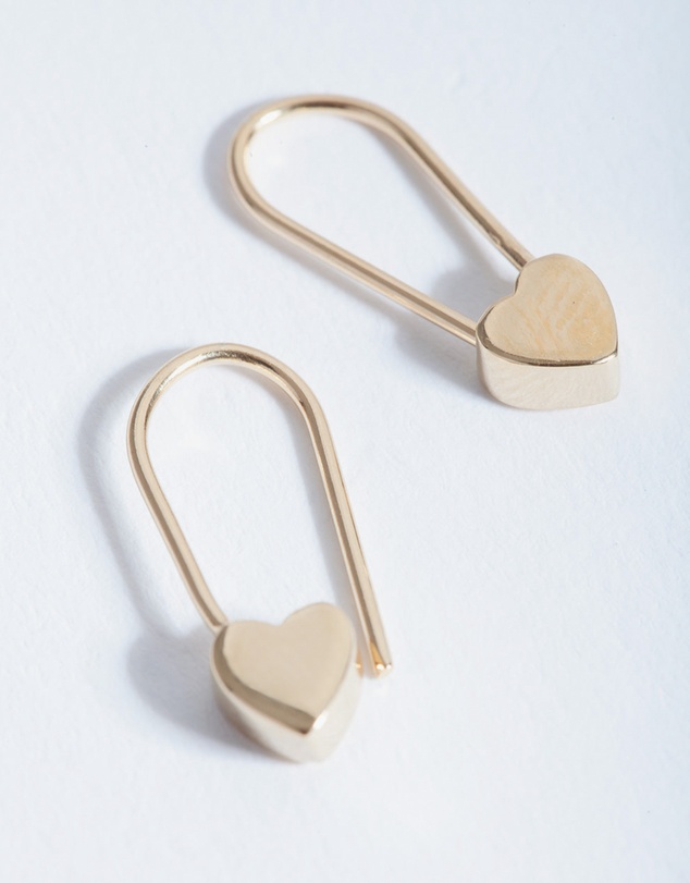 Lovisa - Gold Plated Sterling Silver Heart Locket Earring