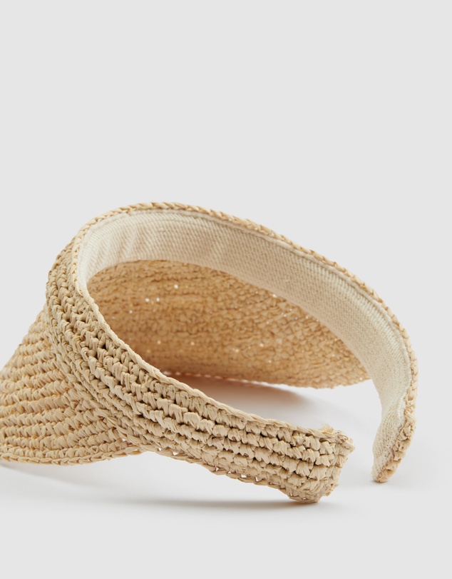 Witchery - Raffia Braid Visor