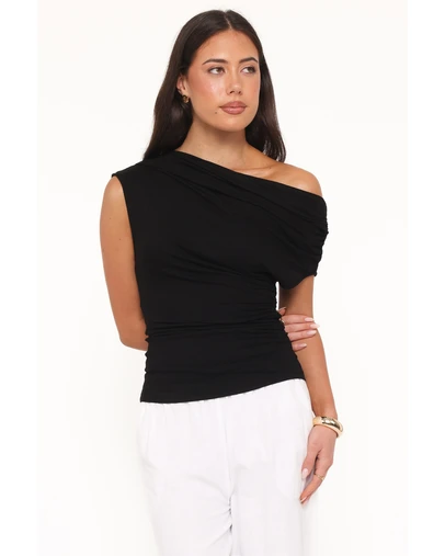 Petal & Pup - Jacki Asymmetric Top - Black
