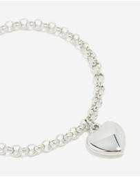 Lovisa - Waterproof Stainless Steel Chunky Heart Bracelet
