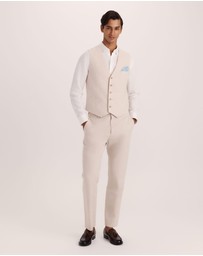 SABA - Elias Cotton Linen Waistcoat