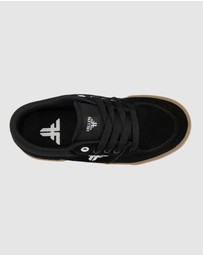 Fallen Footwear - Fallen Footwear Patriot Kids Gum Vulcanised Sole Shoes Black/White