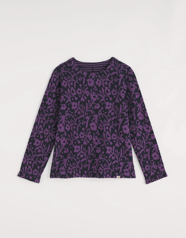Seasalt - Seasalt Cornwall Blue Gwennol Jacquard Jersey Top