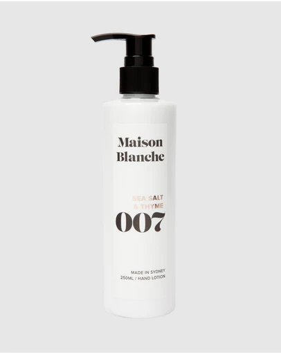 Maison Blanche - 007 Sea Salt & Thyme - Hand Lotion