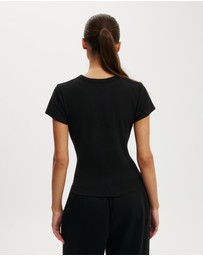 Cotton On Body Active - Active Rib Baby Tee