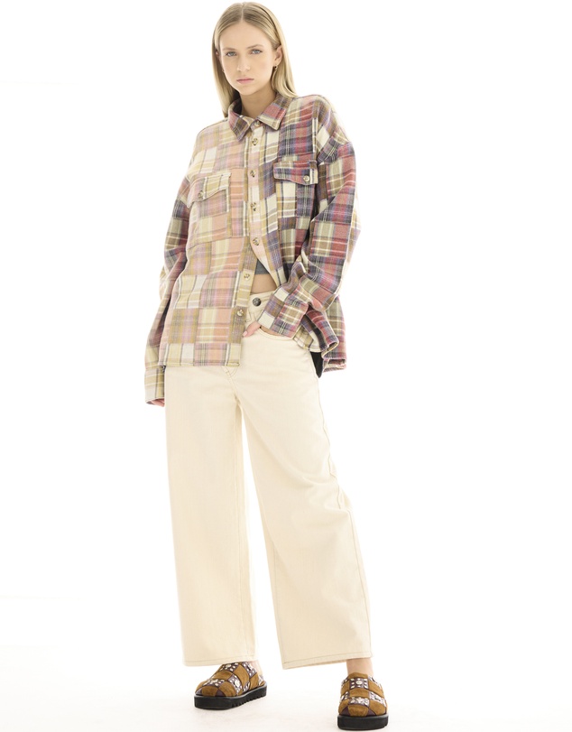 THE TALES - Check Flannel Bonded Jacket