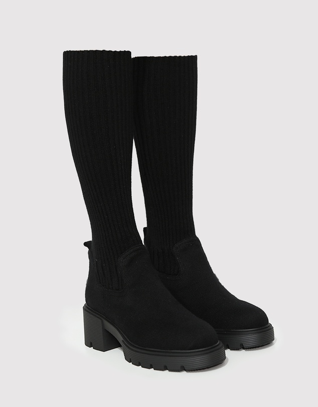 Belle & Bloom - Tokyo Lights Rib Sock Boot