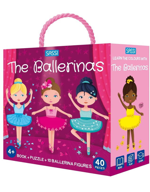 Sassi - 3D Puzzle And Book Learn Colours Ballerinas