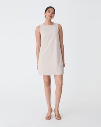 Forcast - Koora Checked Mini Shift Dress