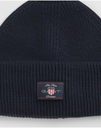 Gant - Ribbed Cotton Blend Beanie