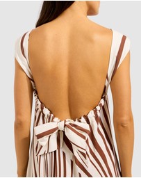 Seafolly - Coastline Tie Back Maxi Dress