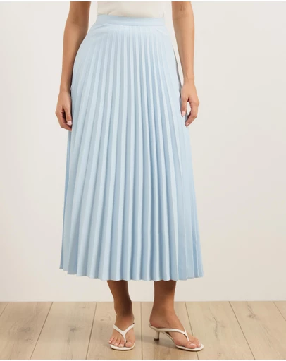 Atmos&Here - Evie Pleated Midi Skirt