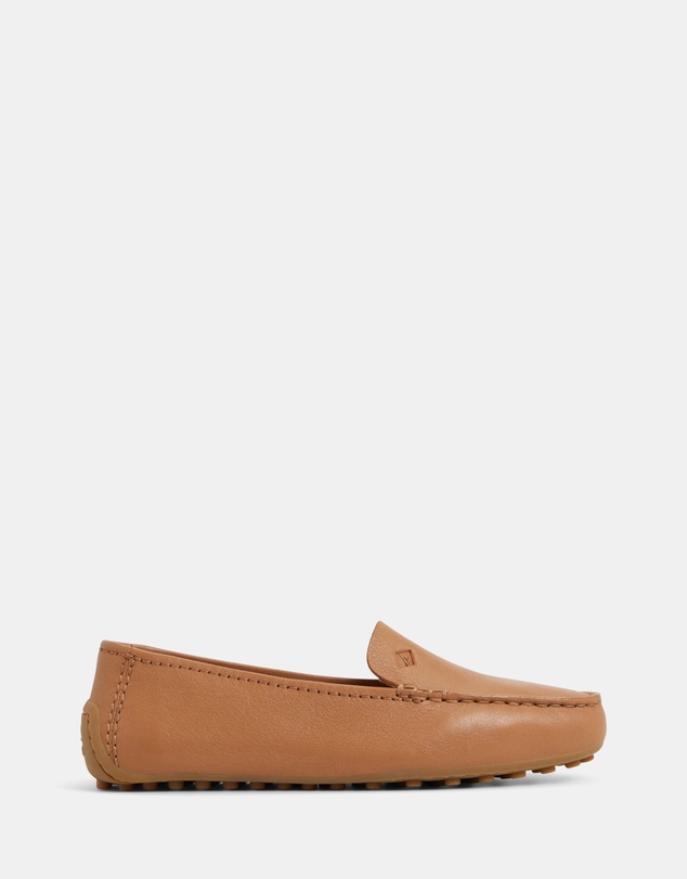Sperry - Port Driver Leather Light Peanut- Women's