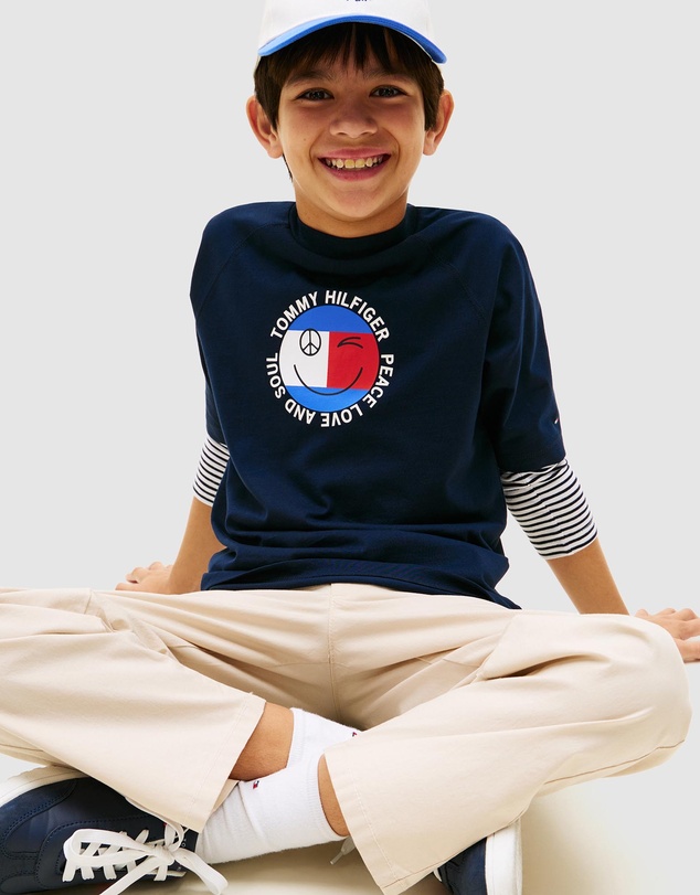 Tommy Hilfiger - Fun Flag Graphic T-Shirt - Kids