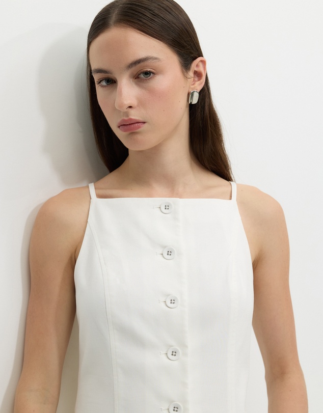 Calli - Harp Button Through Vest