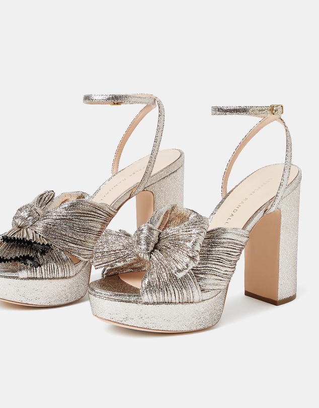 Loeffler Randall - Natalia Pleated Platform Sandals