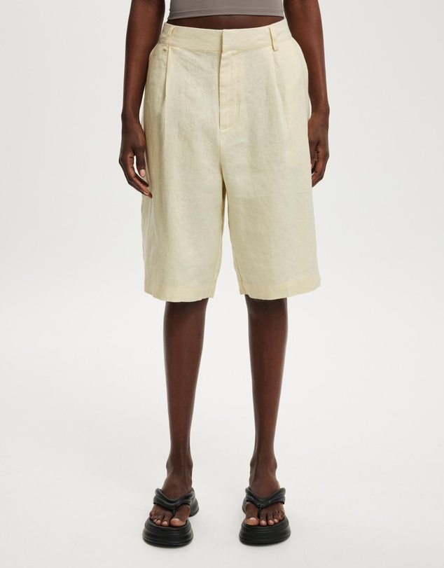 Cotton On - Luxe Linen Bermuda Shorts