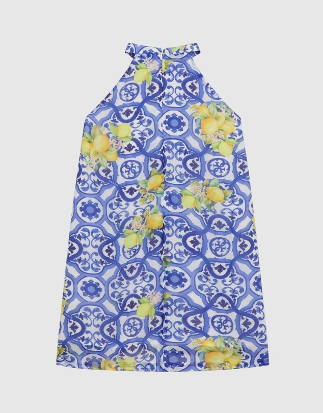 GUESS - Chiffon Short Sleeve Dress